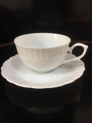 豪雅hoya咖啡杯咖啡盤整套裝歐式美式純白瓷日本回流瓷器