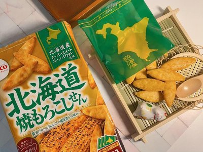［FIFI SHOP]日本栗山befco 北海道烤玉米燒/玉米米果 仙貝54g/袋
