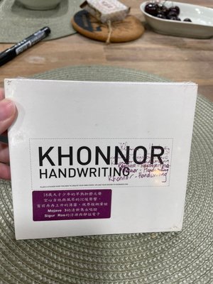 全新 ㄌ KHONNOR HANDWRITING CD