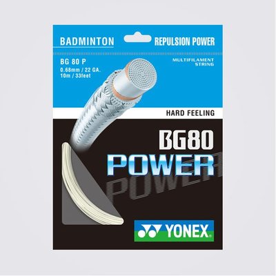 (台同運動活力館) YONEX BG80 POWER 【線徑 0.68 mm】BG80P 羽球線【高彈】【硬手感】