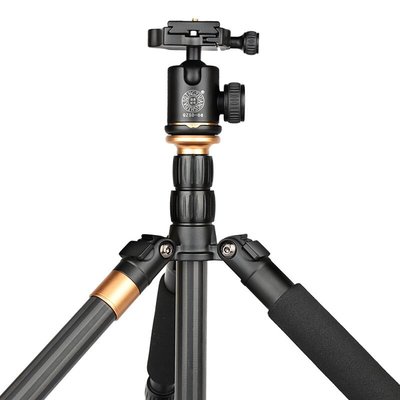 摄影配件Q990C碳纖維便攜穩定單反微單相機三腳架 旅行攝影支架