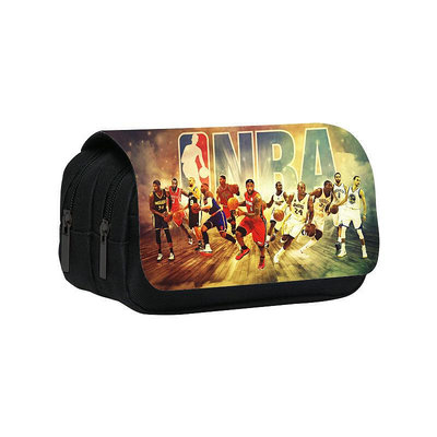 新款筆袋NBA印花人物科比明星周邊筆袋學生筆袋收納盒Kobe文具盒