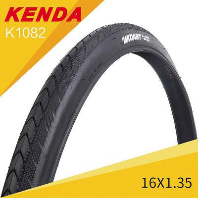 創客優品 建大KEND適用于大行折疊自行車內胎外胎16寸16X1.35輪胎k1082通用 QX878