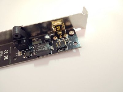 現貨熱銷-聲卡通用款發燒光纖同軸子卡擋板DTS AC3輸出給DAC解碼器5.1聲卡spdif爆款