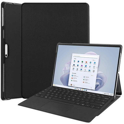 MTX旗艦店商務素色保護套適用於微軟 Surface Pro 9 8 硬殼皮套 Pro8 Pro9 13吋保護殼可一起裝下鍵盤