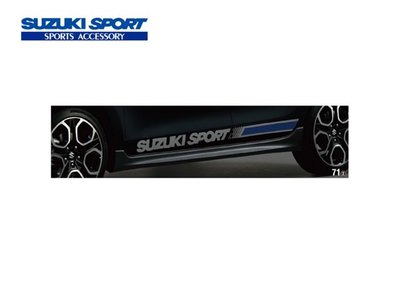 【Power Parts】SUZUKI SPORT 車側貼紙(銀) SUZUKI SWIFT SPORT 2017-