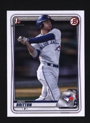 2020 Bowman Draft #BD-158 Zach Britton - Toronto Blue Jays