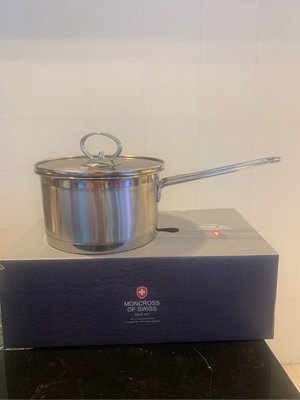 [雅雅的店]瑞士 MONCROSS #304不鏽鋼琥珀單柄鍋16cm(附蓋) 鍋子     *直購價450元*