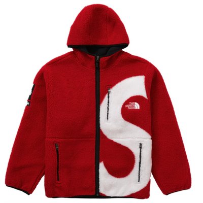 Supreme The North Face S Logo Fleece Jacket 毛毛連帽外套。太陽