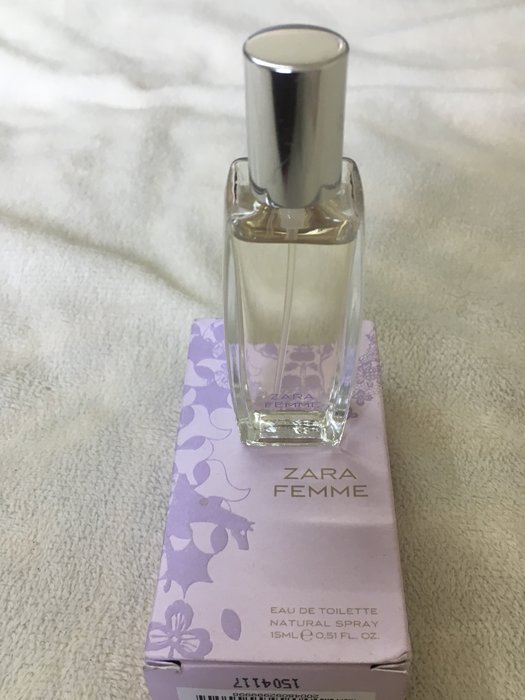 全新zara Femme Perfum淡香水15ml 噴式 Yahoo奇摩拍賣