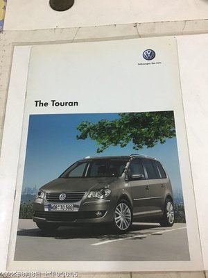 早期汽車廣告型錄文獻 7 80年代 the touran 大張