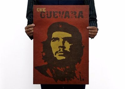 [現貨]切·格瓦拉 Che Guevara 古巴革命之神 廣告招貼畫酒吧 英雄ROCK 牛皮紙懷舊復古電影海報 裝飾畫