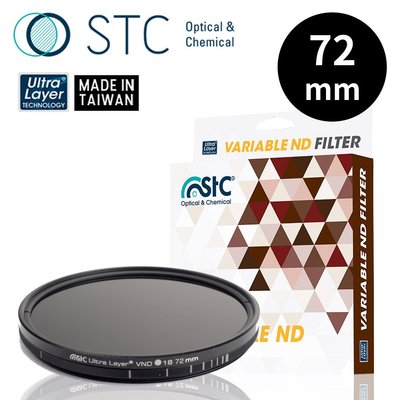 ◎王冠攝影社◎ STC Ultra Layer Variable ND16-4096 Filter 72mm 精準減光刻