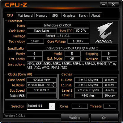 [售]Intel Core i3 7350K CPU 處理器 稀有釋出 散裝送ID COOLING IS-60 EVO ARGB風扇(ITX適用)