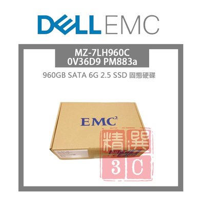 DELL EMC MZ-7LH960C 0V36D9 PM883a 960GB SATA 6G 2.5 SSD固態硬碟
