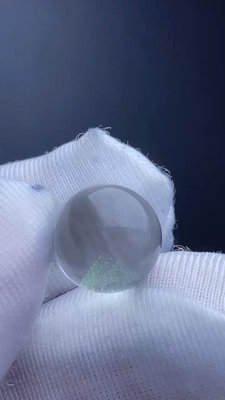 天然水晶綠幽靈銀山圓珠 10mm，散珠手鏈配珠塔鏈多寶隔珠