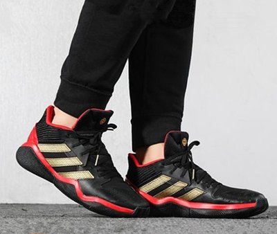ADIDAS HARDEN STEPBACK 黑紅金 哈登 時尚 實戰 包裹性 防滑 籃球鞋 EH1943 男鞋