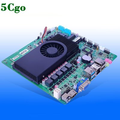 5Cgo【含稅】X86工控主板HM65HM77迷你ITX一體機工業電腦CPU主機板i3 i5 i7支持RS232單網口