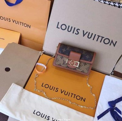 二手Louis Vuitton LV Dauphine Chain Wallet達芙妮鏈條包 M68746
