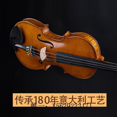 小提琴意大利波拉斯特利PL1713純手工小提琴進口歐料虎紋專業級演奏手拉琴