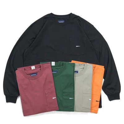 20AW DESCENDANT CACHALOT POCKET LS TEE 鯨魚口袋長袖