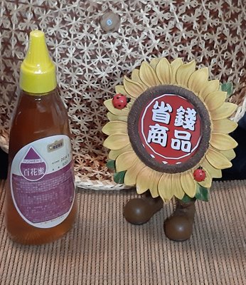 [台灣好蜜]陳家蜂蜜500克百花蜜好擠寶貝瓶，餐桌上的鬆餅好朋友，特別推薦!