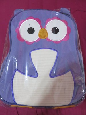 ＜全新＞Apple Park 兒童小童造型背包 紫色貓頭鷹