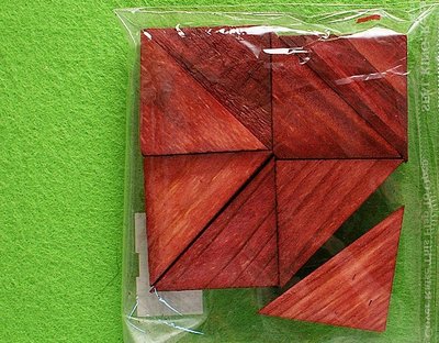 西西手工藝材料 30128-4 DIY造型木塊(紅三角x8) 美勞 工藝教學 美術 彩繪 實木塊 木片 原木塊 滿額免運