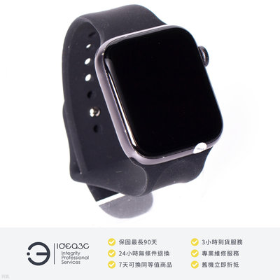 「點子3C」Apple Watch S4 44mm GPS版【店保3個月】MU6D2TA 黑色鋁金屬錶殼 電子心率感測器 Apple Pay DM167