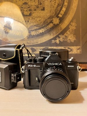 Yashica FX-3 super2000 專業單眼底片相機  大全配 附閃光燈