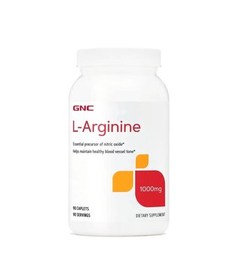 【PHS】GNC 左旋精胺酸/精氨酸 L-Arginine 1000mg 90顆