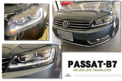 》傑暘國際車身部品《福斯 VW PASSAT 2012 2013年 類新TIGUAN款 四魚眼 方向燈跑馬 大燈 車燈