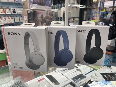 禾豐音響 加送耳機收納袋 SONY索尼 WH-CH520 無線藍牙耳罩式耳機CH520 公司貨