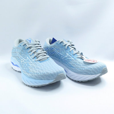 Mizuno J1GD244625 WAVE INSPIRE 20 SW 女慢跑鞋 4E楦 灰青藍【iSport愛運動】