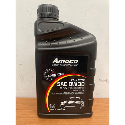 AMOCO  0w30 多元酯 0w-30 C2 SP LL-12FE MB229.61 M2C950A 奈米機油