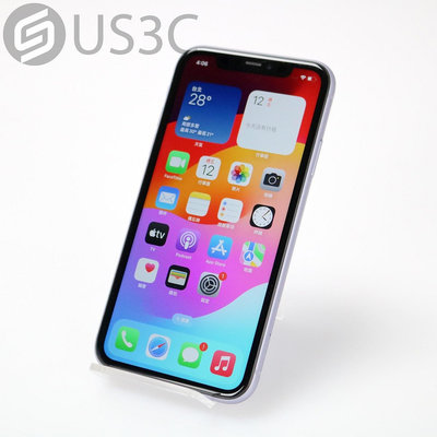 【US3C-桃園春日店】【一元起標】台灣公司貨 Apple iPhone 11 256G 紫色 6.1吋 Face ID 支援18W快充 Qi無線充 二手手機