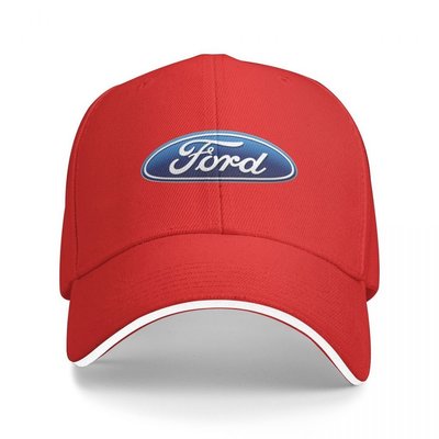 現貨熱銷-帽子 高爾夫帽Ford_logo 三明治棒球帽 印花帽子男女帽 休閒潮高爾夫球帽 戶外四季可調整鴨舌爆款