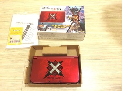 N3DS NEW 3DSLL 魔物獵人X 特仕機 獵人X 限定主機 同捆機 售8500