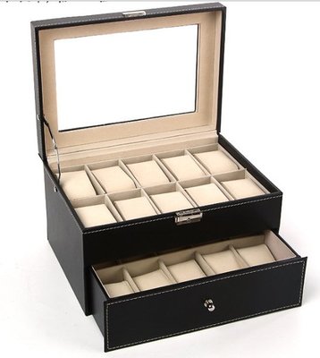 皮革手錶盒3格6格12格20格高質感歐式收納盒飾品盒手錶收藏盒手錶盒手錶收納盒珠寶盒首飾盒3位6位12位20位