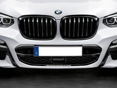【樂駒】BMW G02 X4  原廠 M Performance 前氣壩貼 改裝 精品 空力 貼紙  加裝 套件
