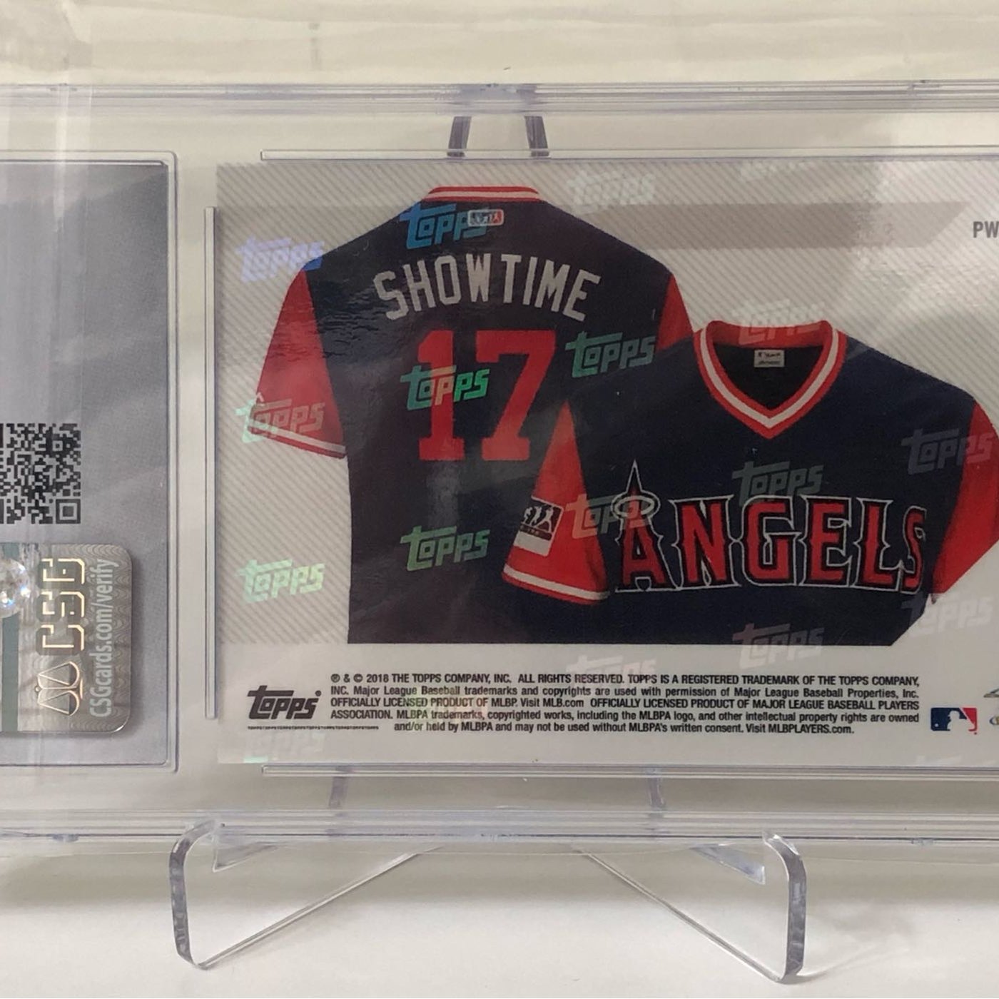 大特価 TOPPS PSA10】2018 【大谷翔平 NOW #AW-3 新人王記念 スポーツ