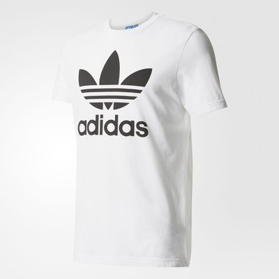 Adidas TREFOIL TEE 大LOGO 短T 白色