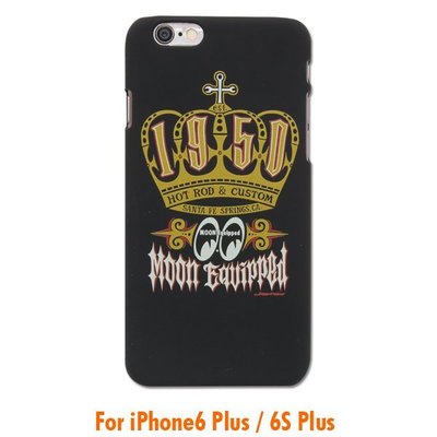 (I LOVE樂多)MOONEYES黃冠Crown iPhone6 / iPhone6s Plus可通用手機保護殼