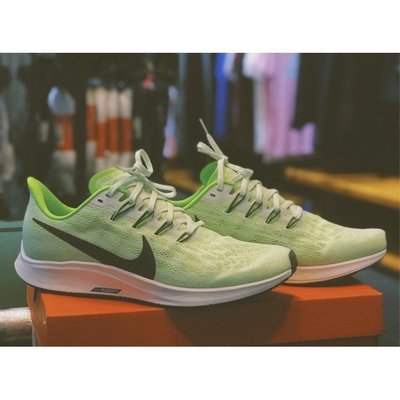 【正品】耐克Nike Air Zoom Pegasus 36 白綠 運動 籃球 現貨 AQ2203-003 男 女慢跑鞋