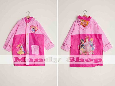 mandyshop【M3932】Disney迪士尼 / 公主兒童雨衣