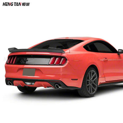 適用于2015-2017款福特野馬Mustang改裝碳纖維尾翼后擾流板定風翼--請儀價
