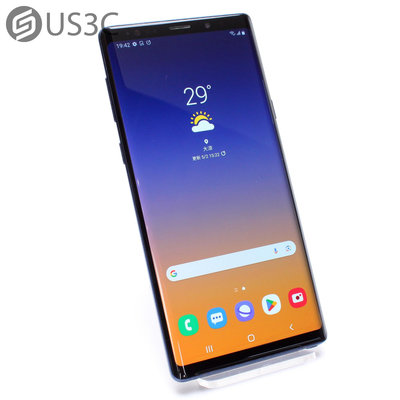 【US3C-台南店】【一元起標】三星 Samsung Galaxy Note9 6G/128G SM-N960F 6.4吋 湛海藍 SPen遠端遙控 二手手機