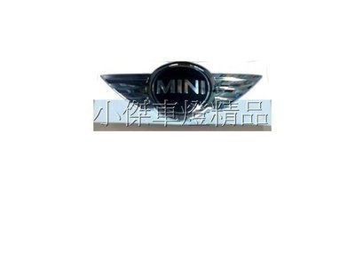 》傑暘國際車身部品《全新bmw原廠零件mini cooper R50 R53 R56 MARK 引擎蓋標誌一個1800元