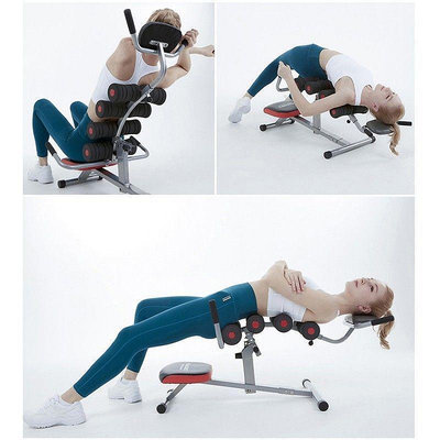 SEAN LEE腰椎舒緩器腰部牽引放松拉伸器瑜伽開背腰椎間盤脊柱矯正