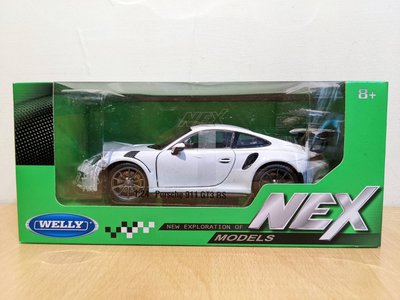 ~ 阿開王 ~ Welly NEX Porsche 911 GT3 RS 1/24 保時捷 991 白